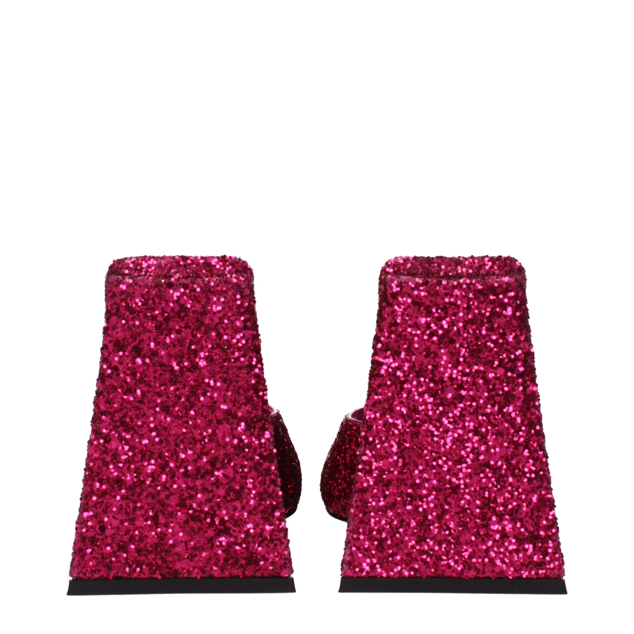 The Attico Pink Plastic Platforms