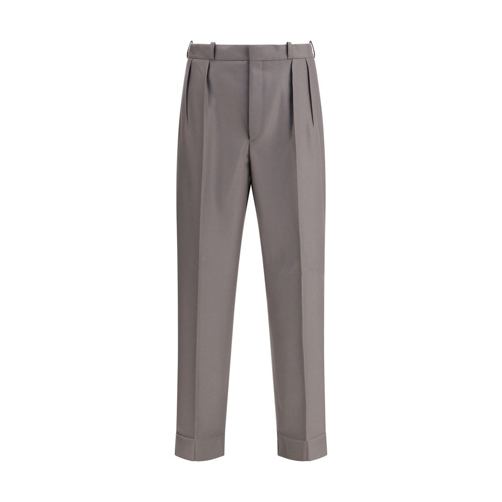 Maison Margiela Green Wool Trousers