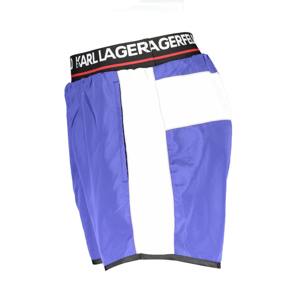 Karl Lagerfeld Blue Polyester Swimwear