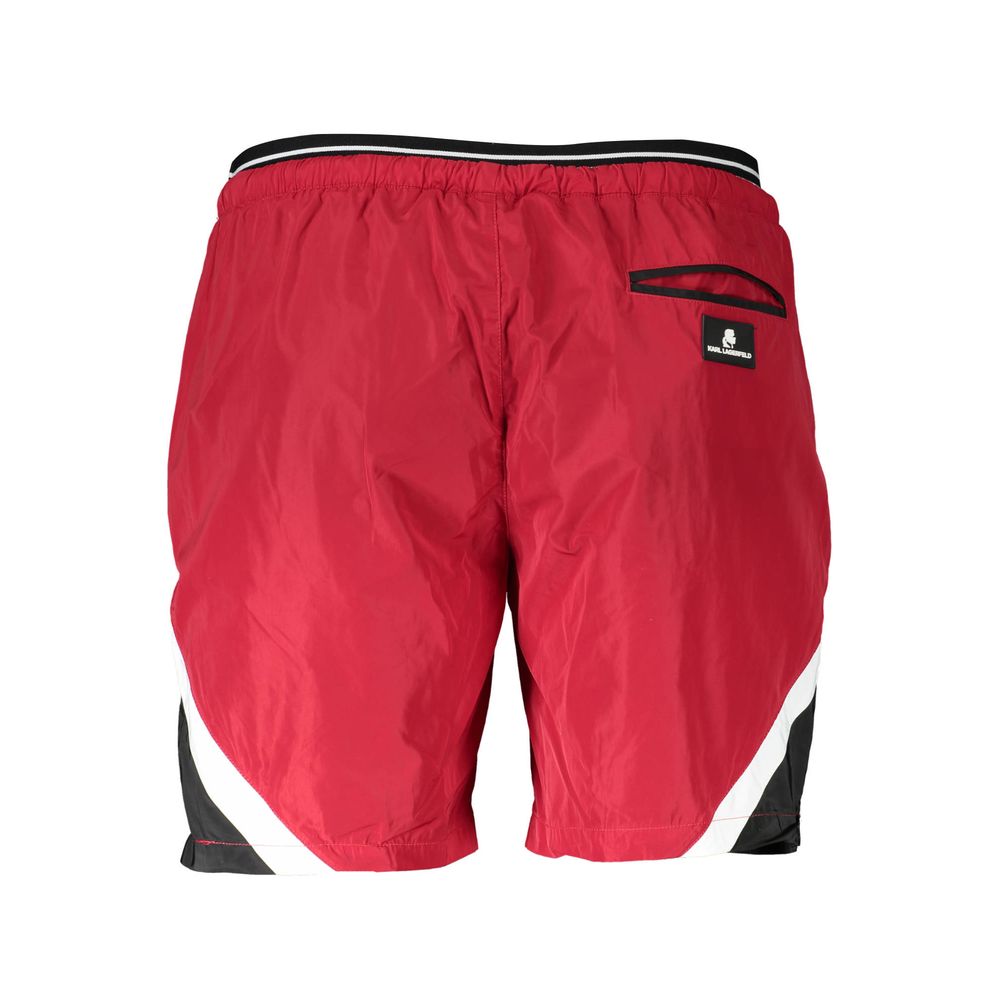 Karl Lagerfeld Red Polyester Swimwear