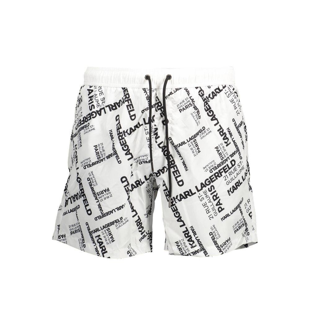 Karl Lagerfeld White Polyester Swimwear