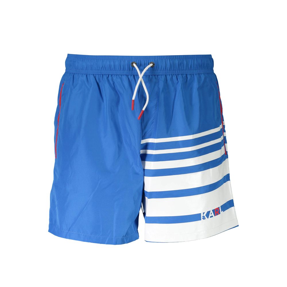 Karl Lagerfeld Blue Polyester Swimwear