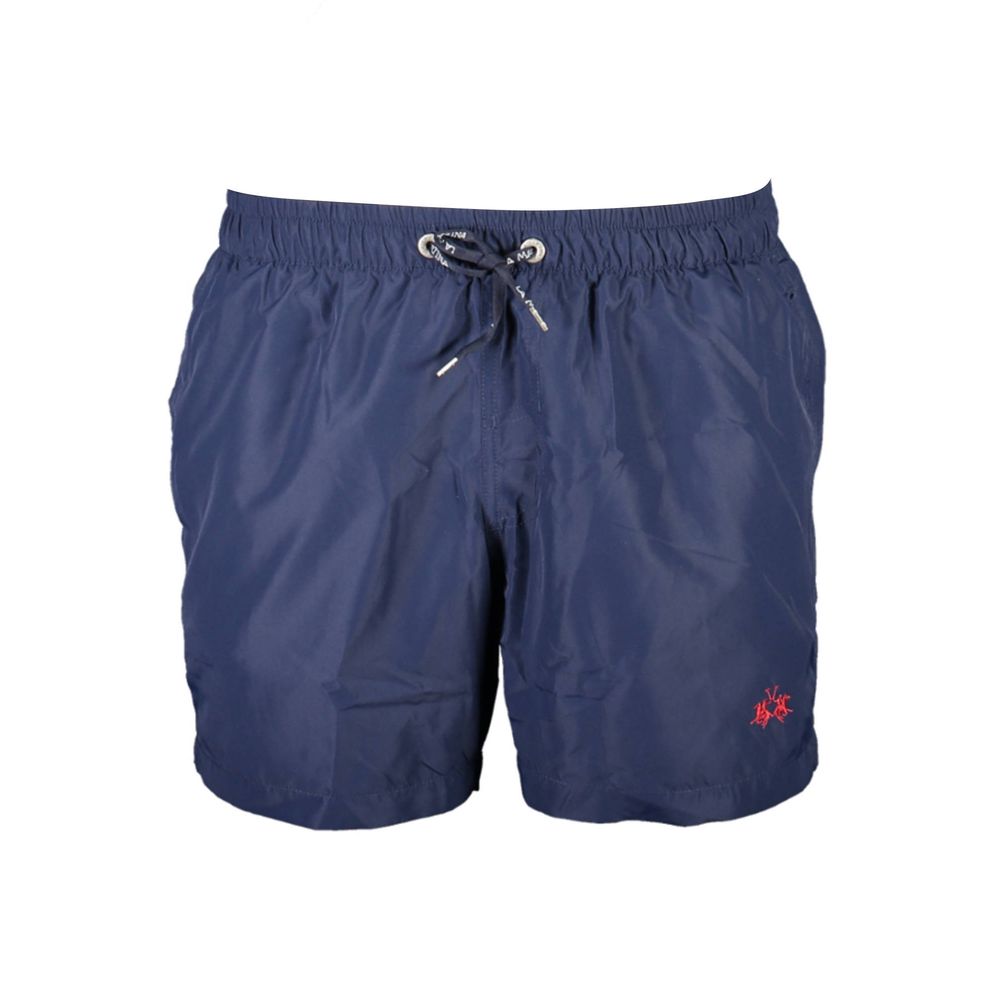 La Martina Blue Polyester Swimwear