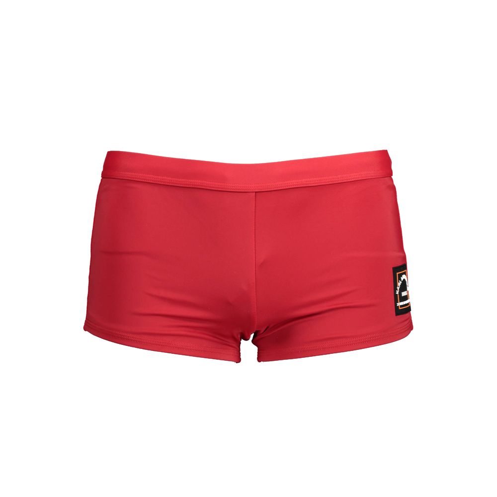 Karl Lagerfeld Red Elastane Swimwear