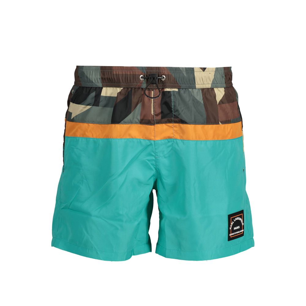 Karl Lagerfeld Green Polyester Swimwear