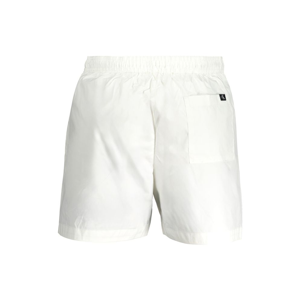 Calvin Klein White Polyester Swimwear