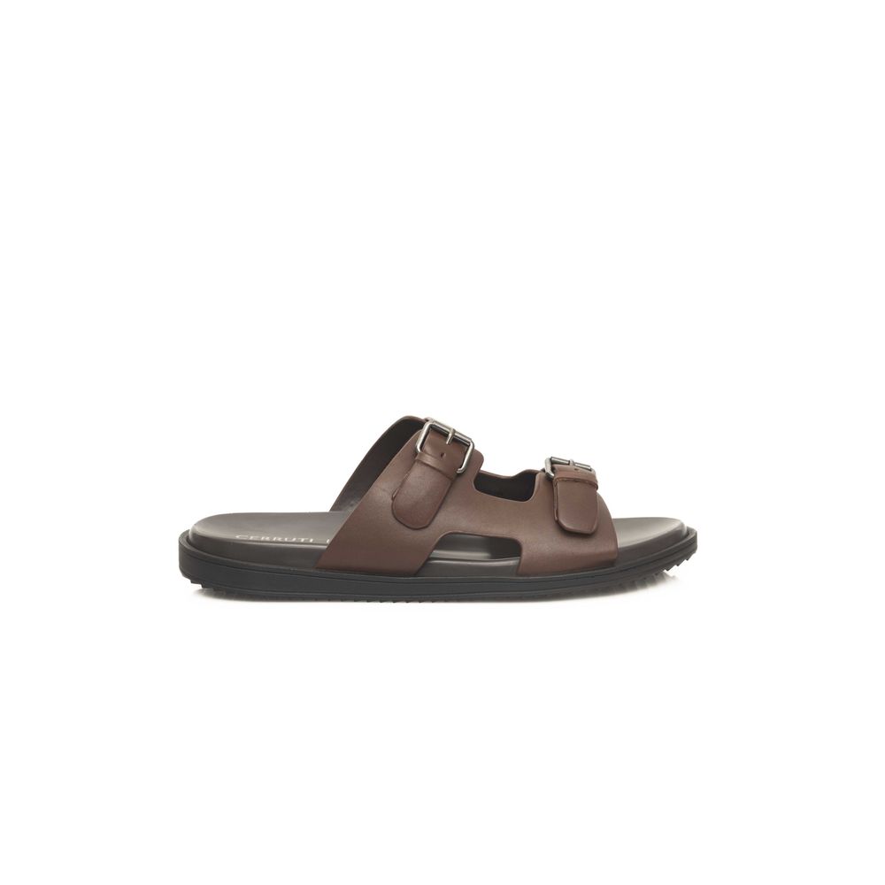 CERRUTI 1881 Brown Cowhide Sandal