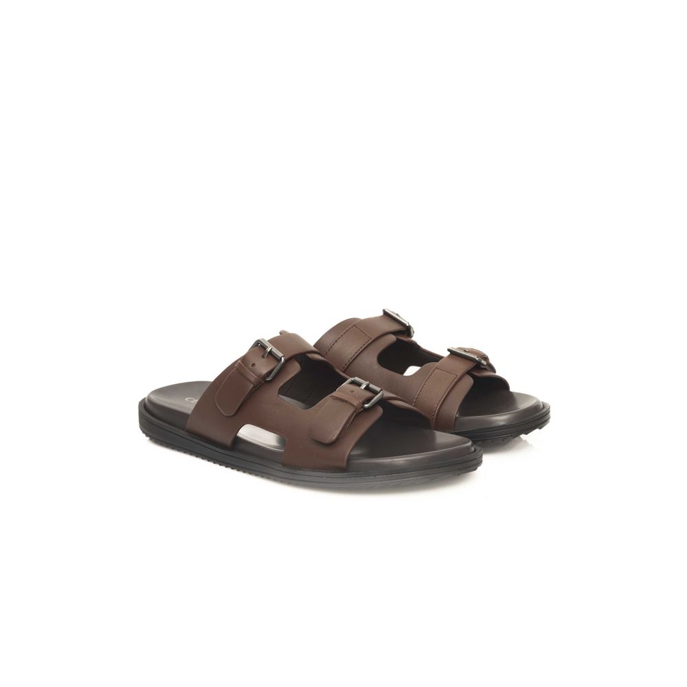 CERRUTI 1881 Brown Cowhide Sandal