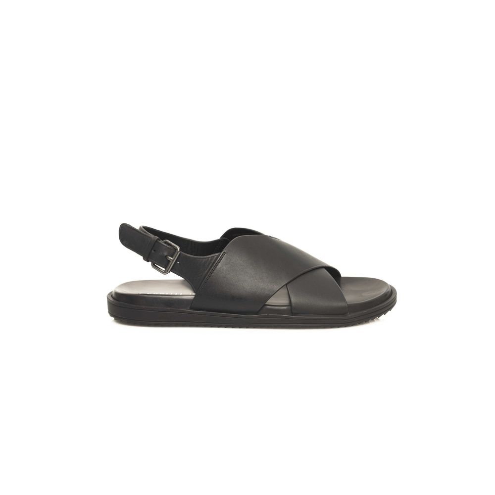 CERRUTI 1881 Black Cowhide Sandal