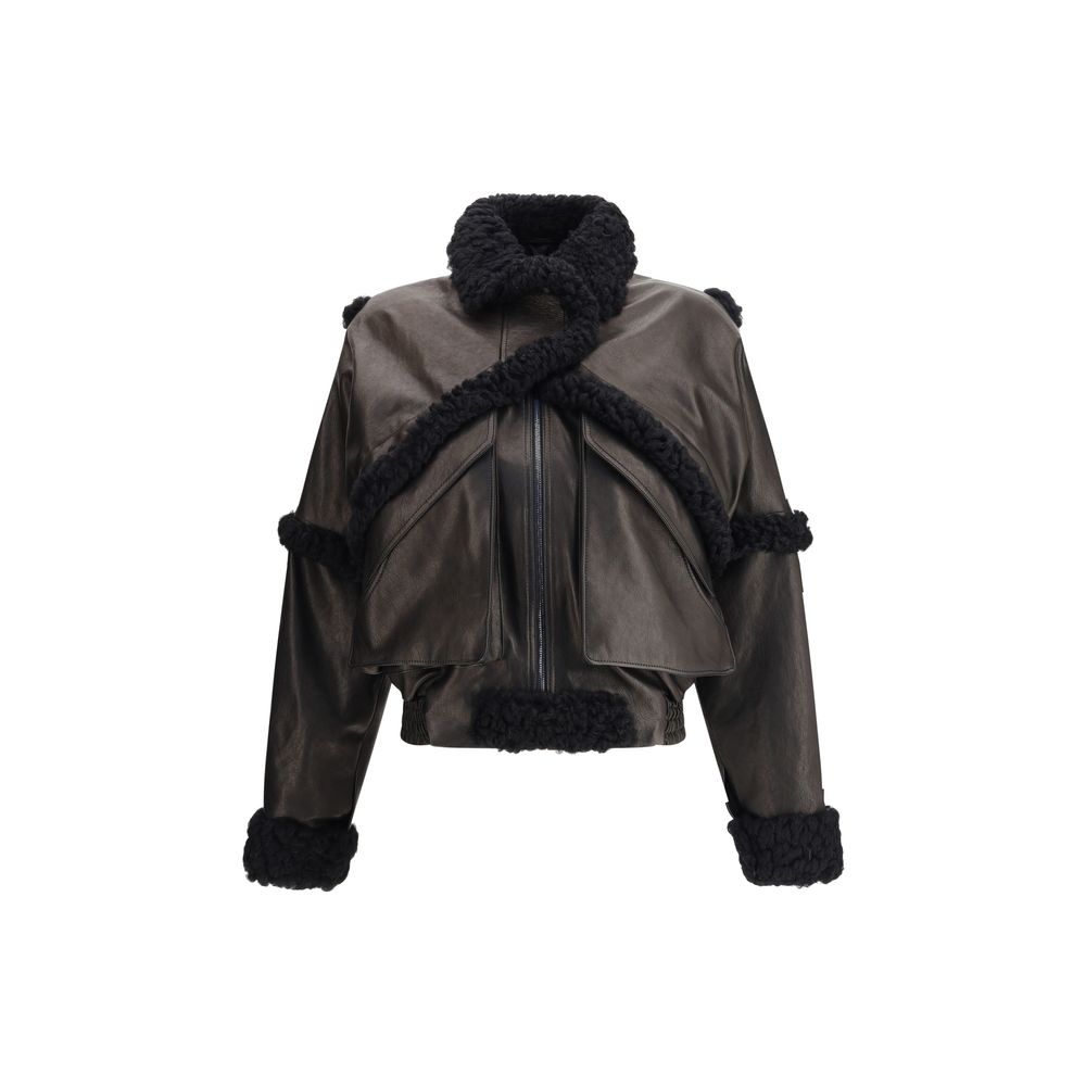 Magda Butrym Cropped shearling Jacket