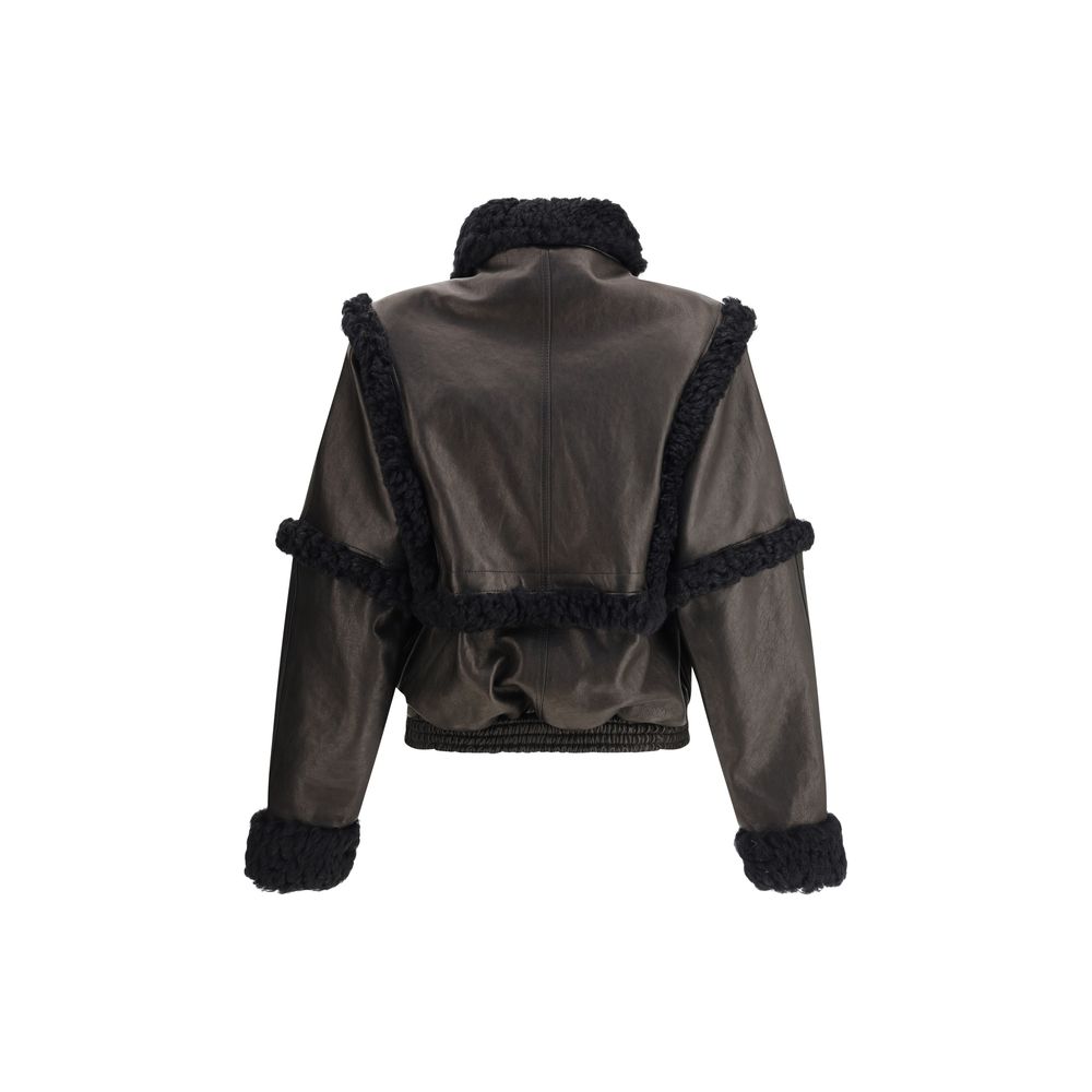 Magda Butrym Cropped shearling Jacket