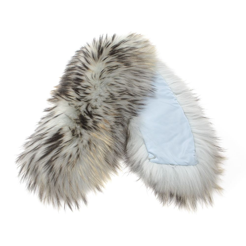 MR & MRS ITALY Light Blue Polyester Scarf