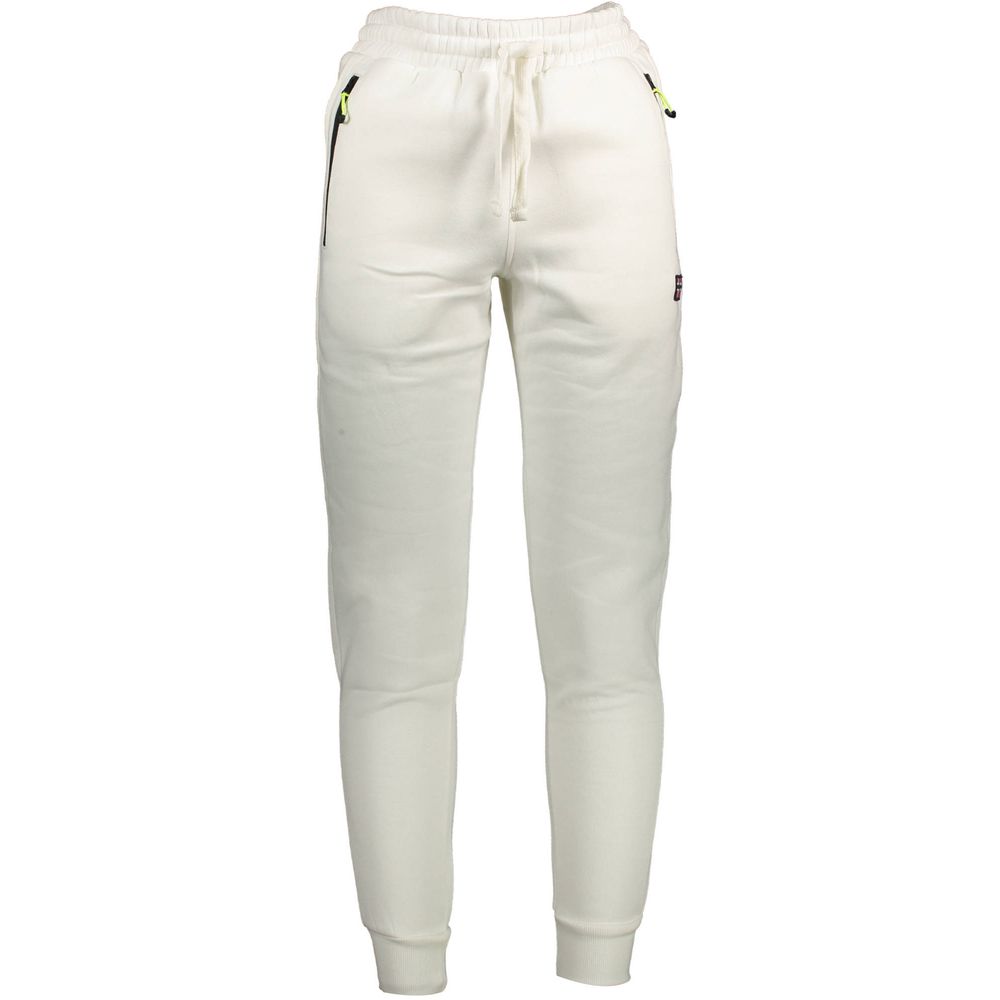 Geographical Norway White Cotton Pant