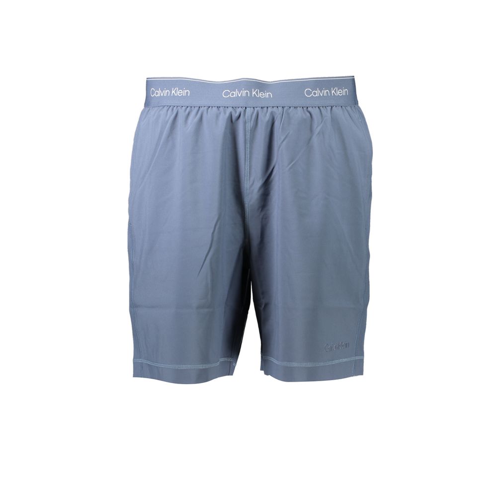 Calvin Klein Blue Polyester Pant