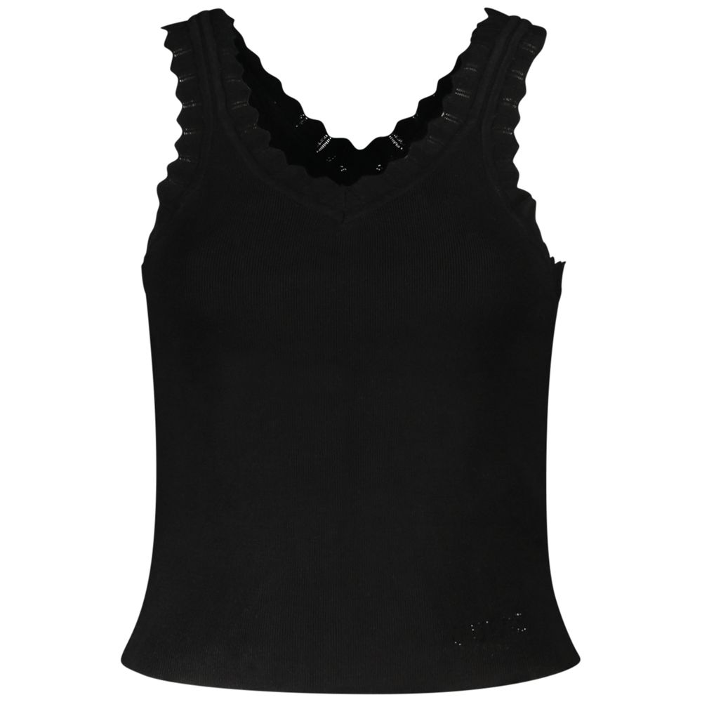 Guess Shoes Black Viscose Tank Top