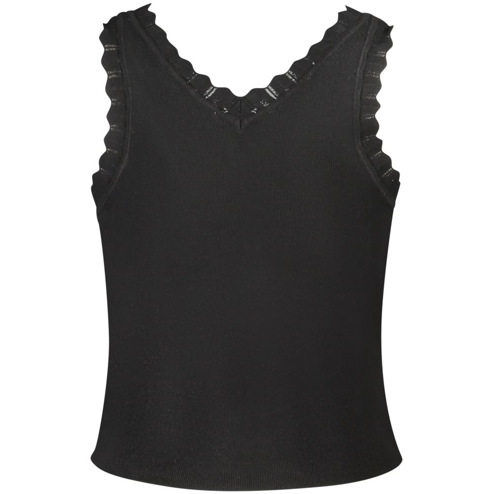 Guess Shoes Black Viscose Tank Top