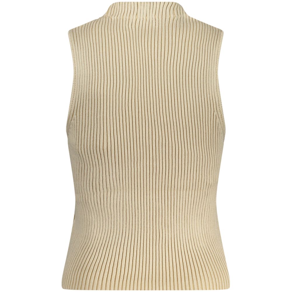Guess Shoes Beige Cotton Tank Top