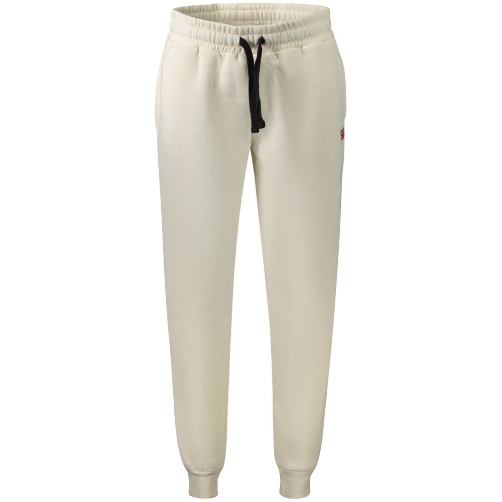 Geographical Norway White Cotton Pant