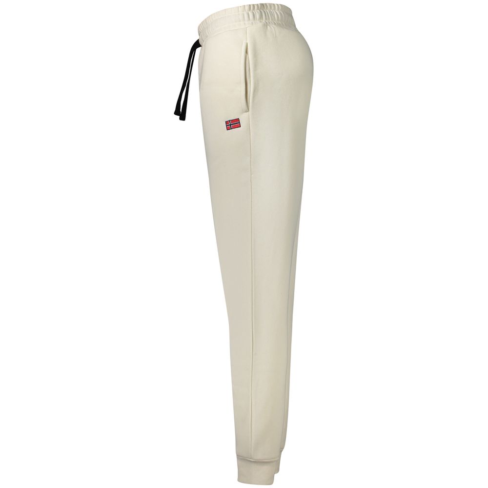 Geographical Norway White Cotton Pant