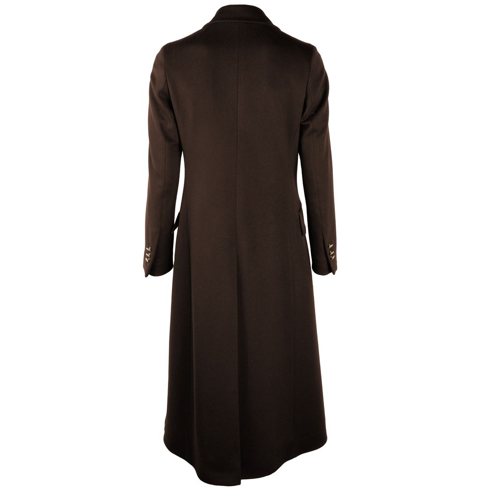 Made in Italy Brown Wool Coat