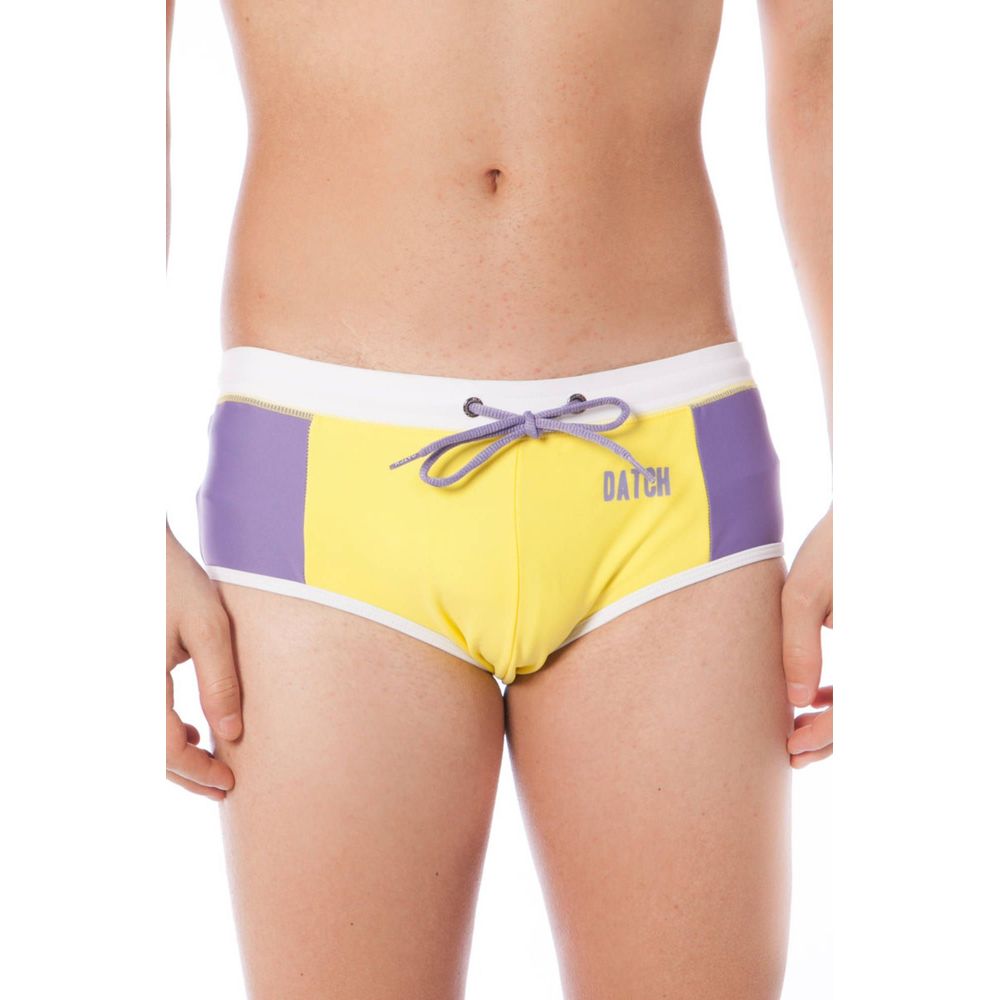Datch Yellow Elastane Swimwear