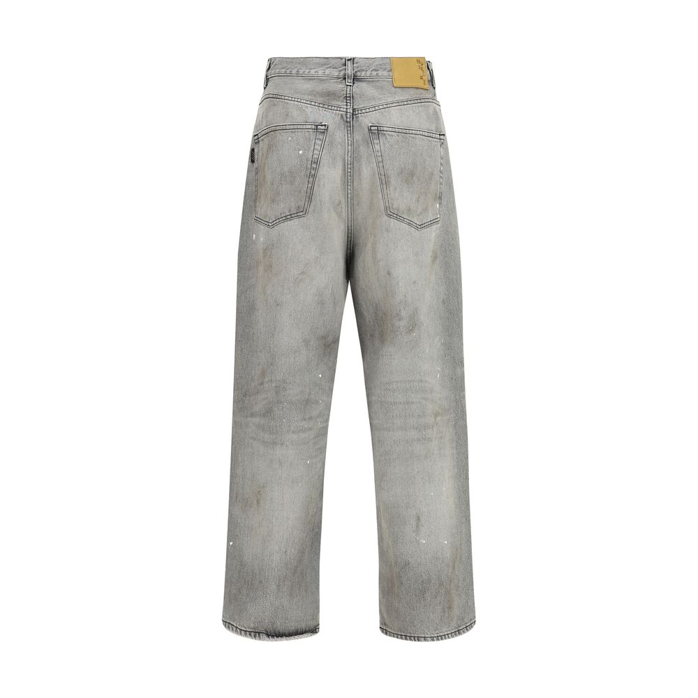 HAIKURE Grey straight-leg Jeans