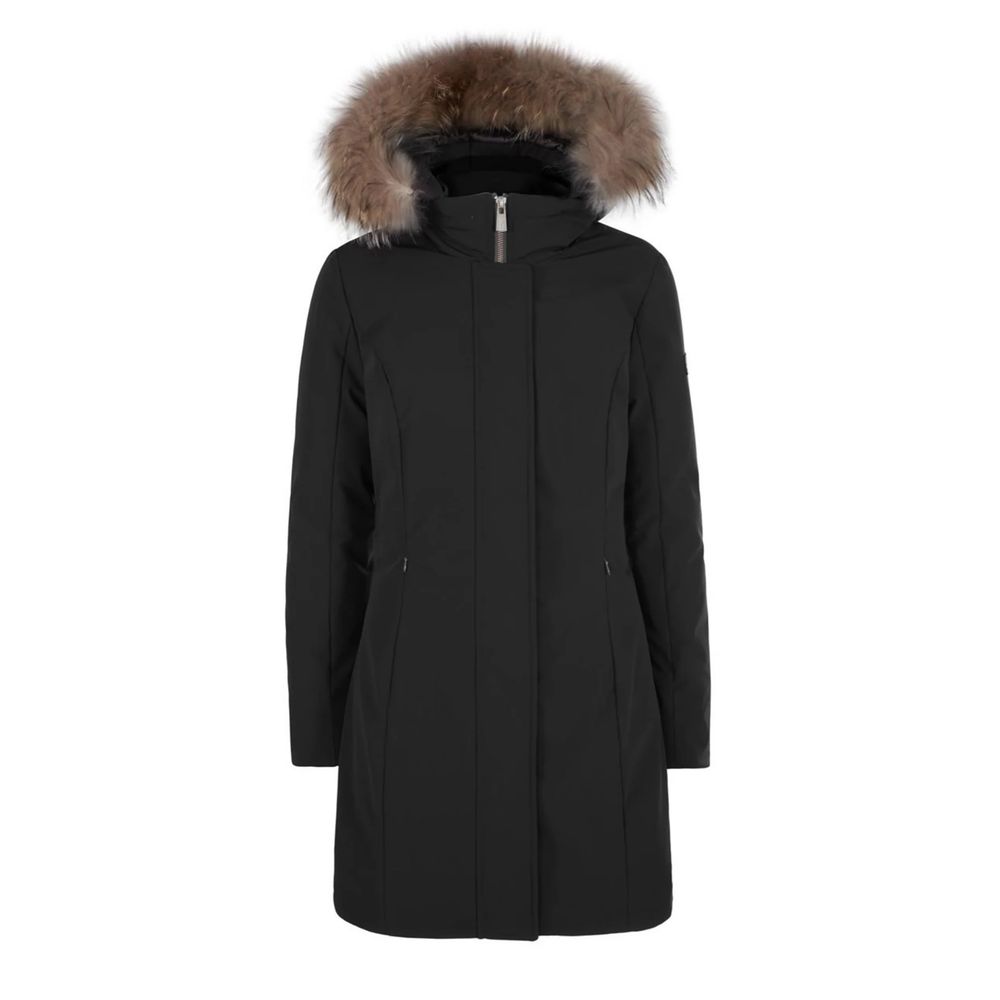 Zee Lane Black Nylon Jackets & Coat