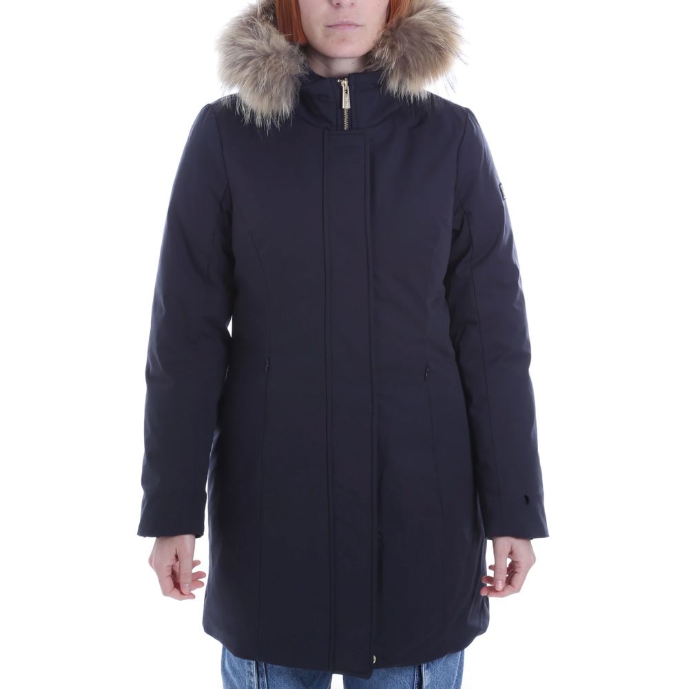 Zee Lane Blue Nylon Jackets & Coat