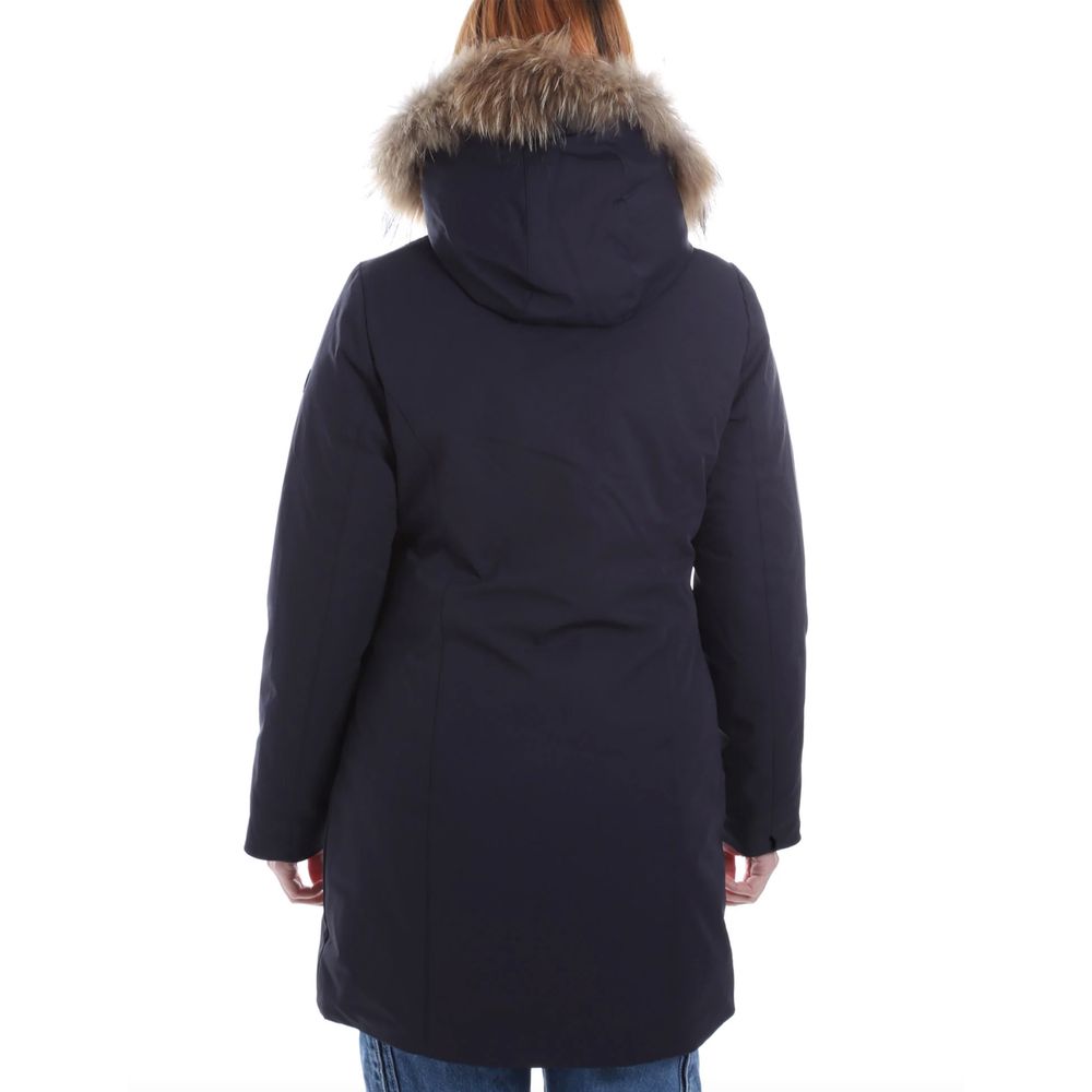 Zee Lane Blue Nylon Jackets & Coat