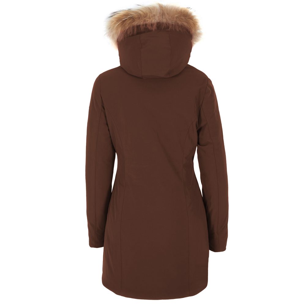 Zee Lane Brown Nylon Jackets & Coat