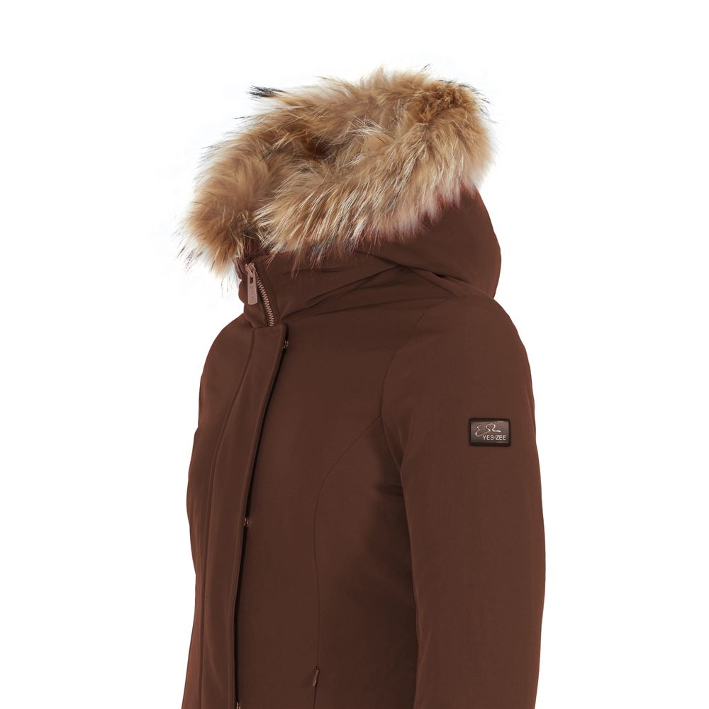 Zee Lane Brown Nylon Jackets & Coat