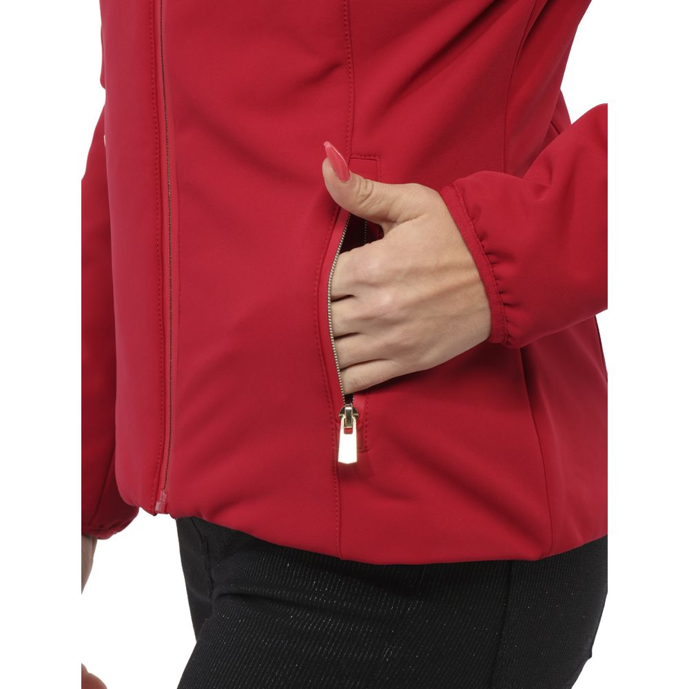 Zee Lane Red Nylon Jackets & Coat