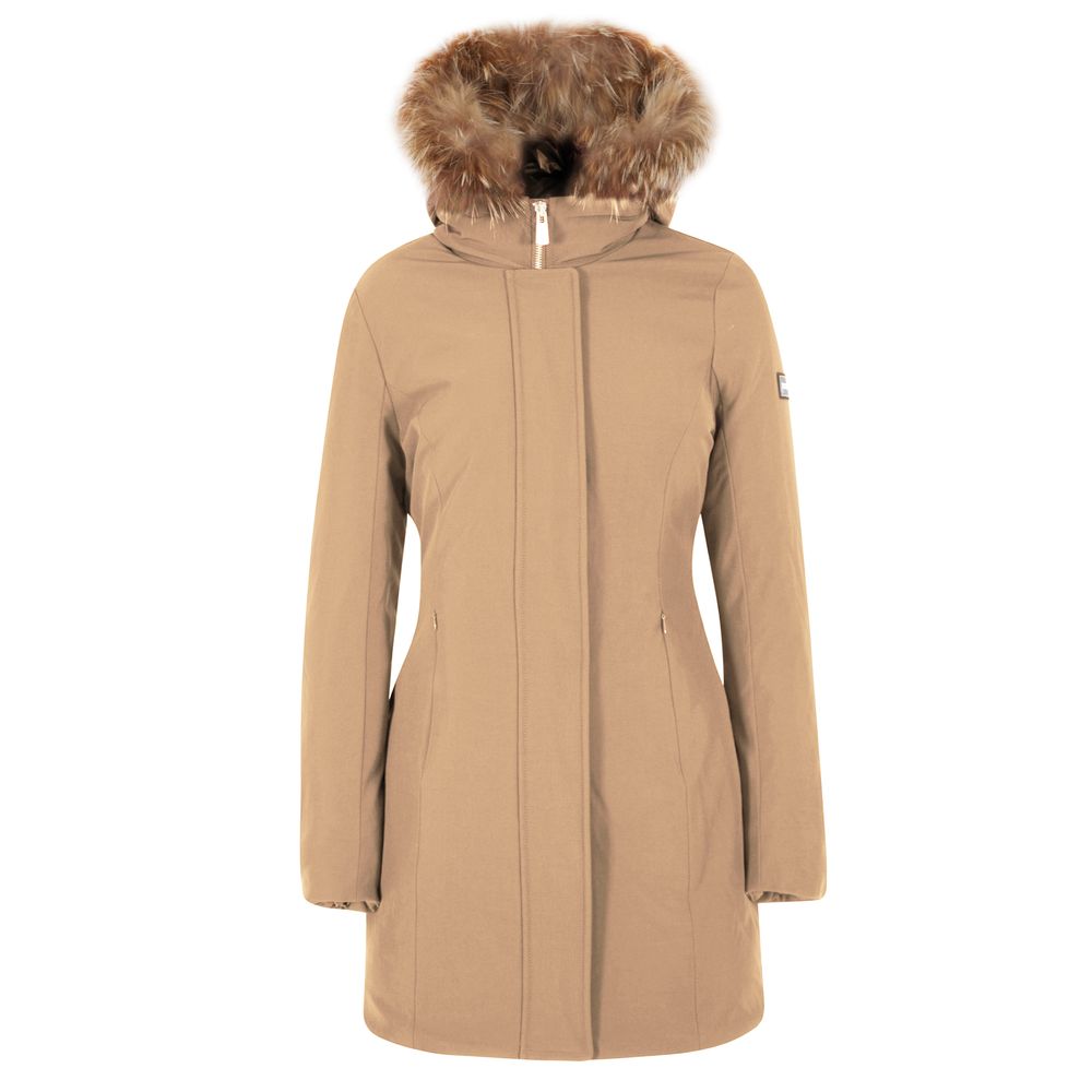 Zee Lane Brown Nylon Jackets & Coat