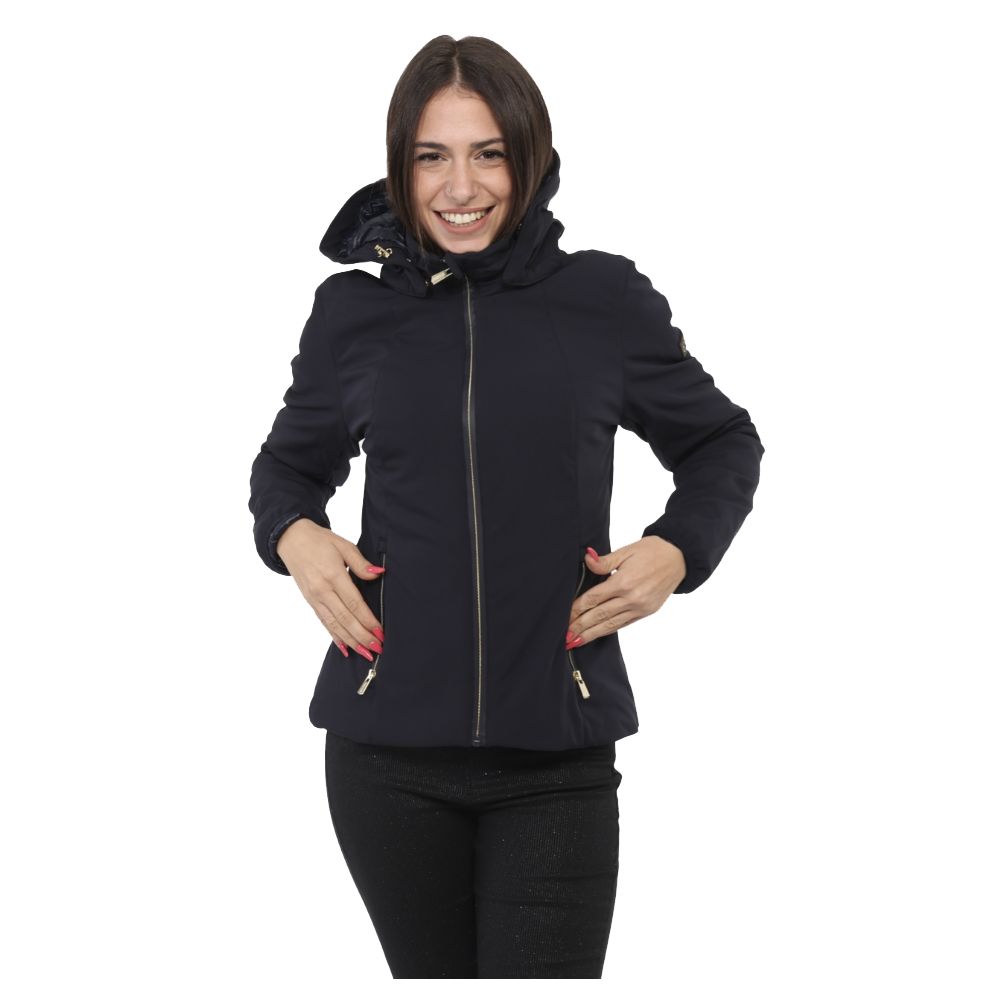 Zee Lane Blue Nylon Jackets & Coat