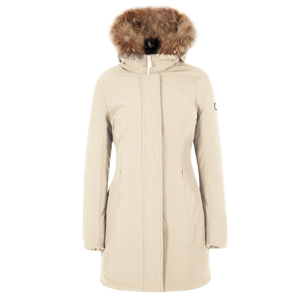 Zee Lane White Nylon Jackets & Coat