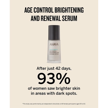 Антивозрастная сыворотка Ahava Age Control Natural Anti-Aging Serum