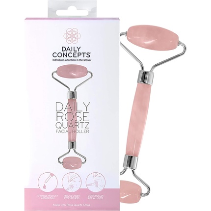 Роллер для лица Daily Concepts Daily Rose Quartz Facial Roller