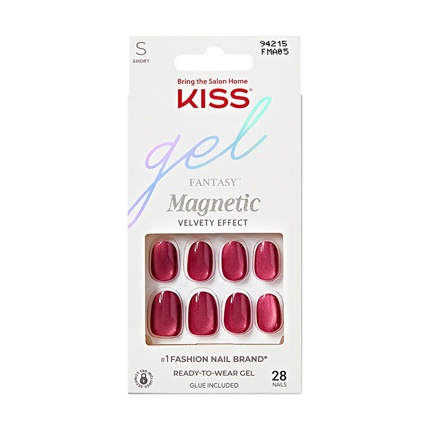 Набор для ногтей Kiss The Sky Kiss Gel Fantasy Magnetic Set Us Free 28 шт.