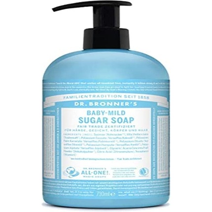 Органическое Сахарное Мыло Dr Bronner's Baby Mild