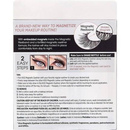 Набор для подводки и ресниц Kiss The Sky KISS Magnetic Lash Collection