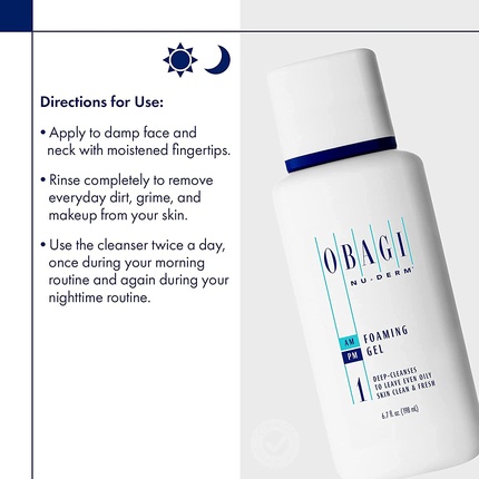 Очищающий пенящийся гель Obagi Medical Nu-Derm