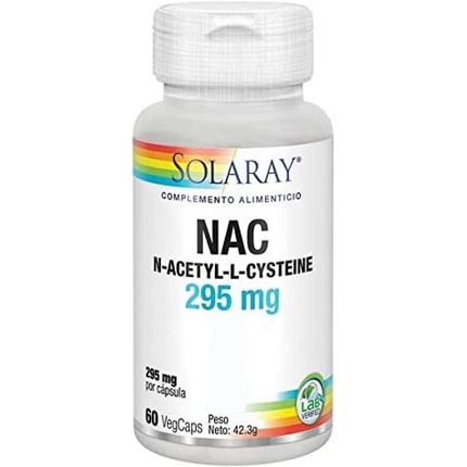Solaray NAC 295мг 60 растительных капсул