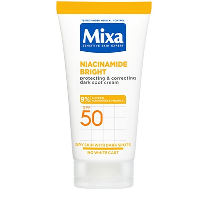 Крем Mixa Защитно-корректирующий от пигментных пятен SPF 50