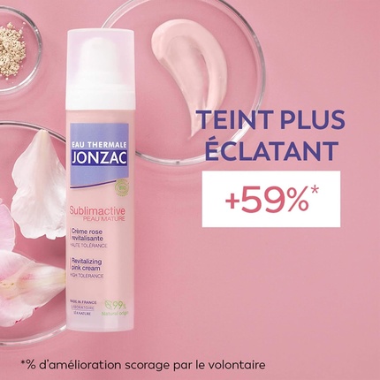 Восстанавливающий Розовый Крем Eau De Jonzac Organic Eau Thermale Jonzac