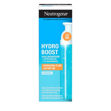 Защитное средство для лица от солнца Neutrogena Hydro Boost Увлажняющая эмульсия SPF 50