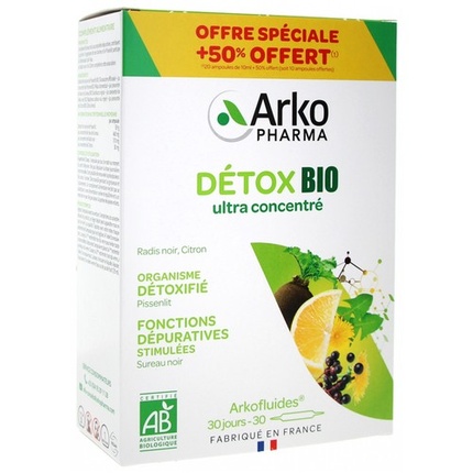Ампулы Arko Pharma Arkofluides Detox Bio