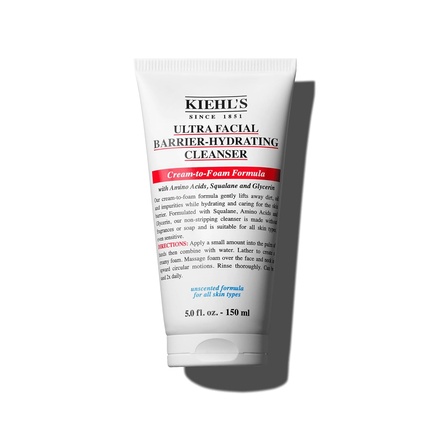 Очищающий крем Kiehl's Ultra Facial Barrier Hydrating Cleanser Cream-To-Foam Не пересушивающий