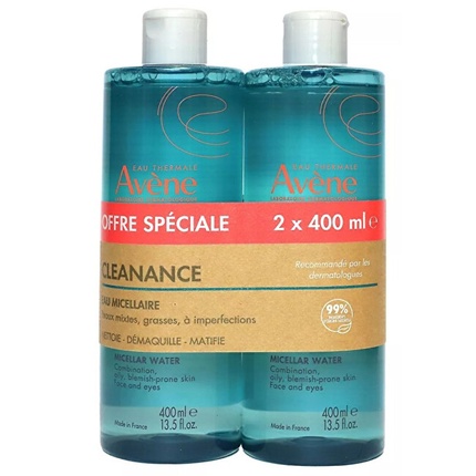 Мицеллярная вода Avene Набор мицеллярных вод для жирной и склонной к акне кожи Cleanance