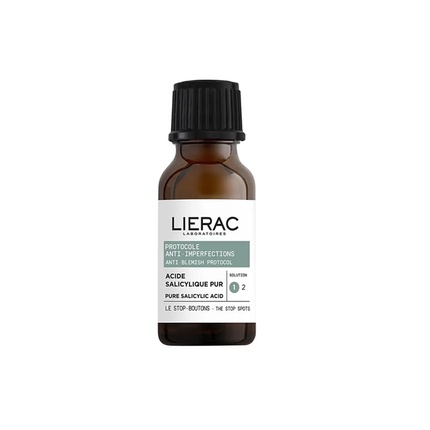 Средство для лечения прыщей и черных точек Lierac Protocol Противовоспалительное средство против несовершенств Остановить прыщи Чистая салициловая кислота