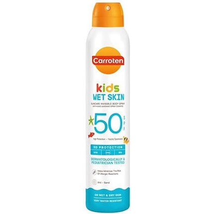 Прозрачный Солнцезащитный Спрей Carroten Wet Skin SPF 50